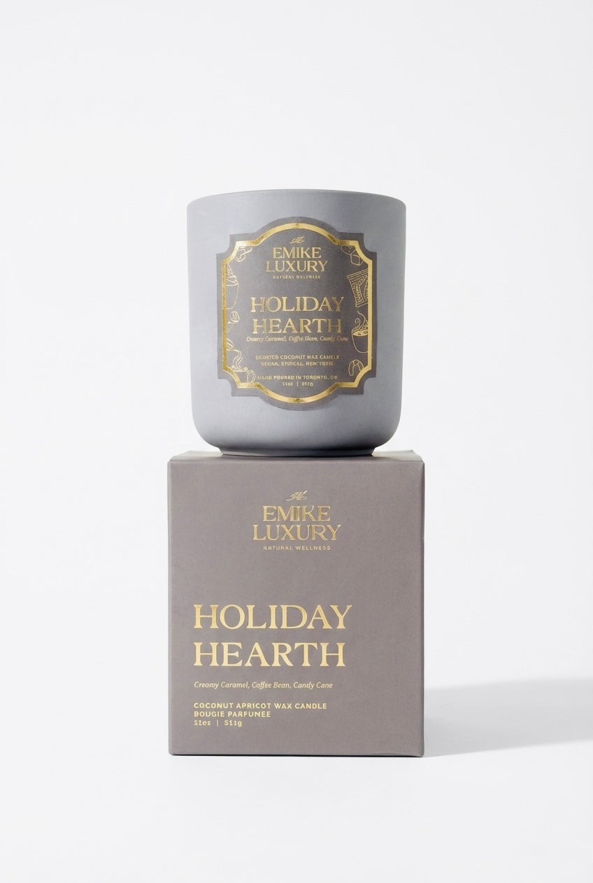 HOLIDAY HEARTH CANDLE
