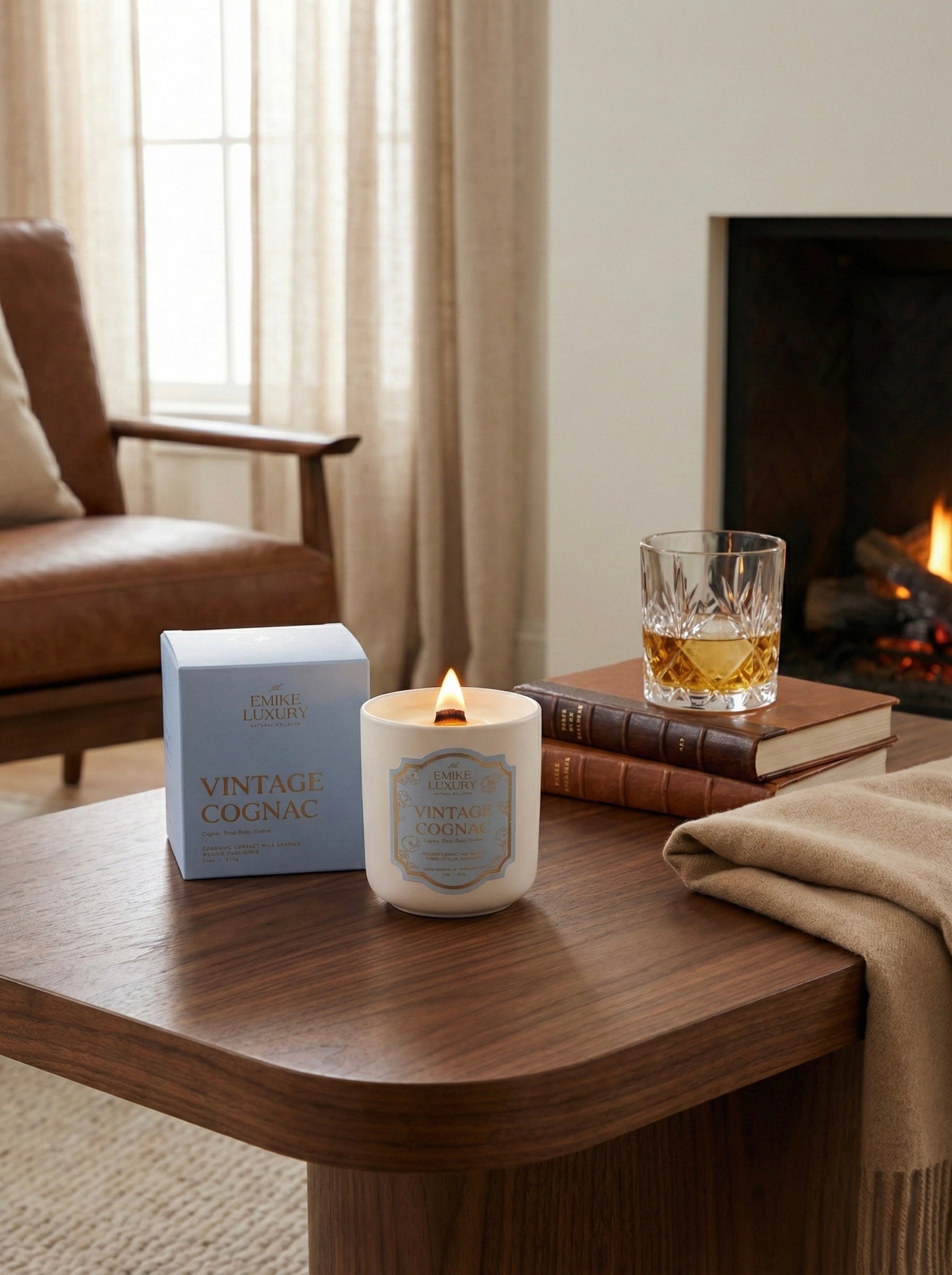 VINTAGE COGNAC CANDLE