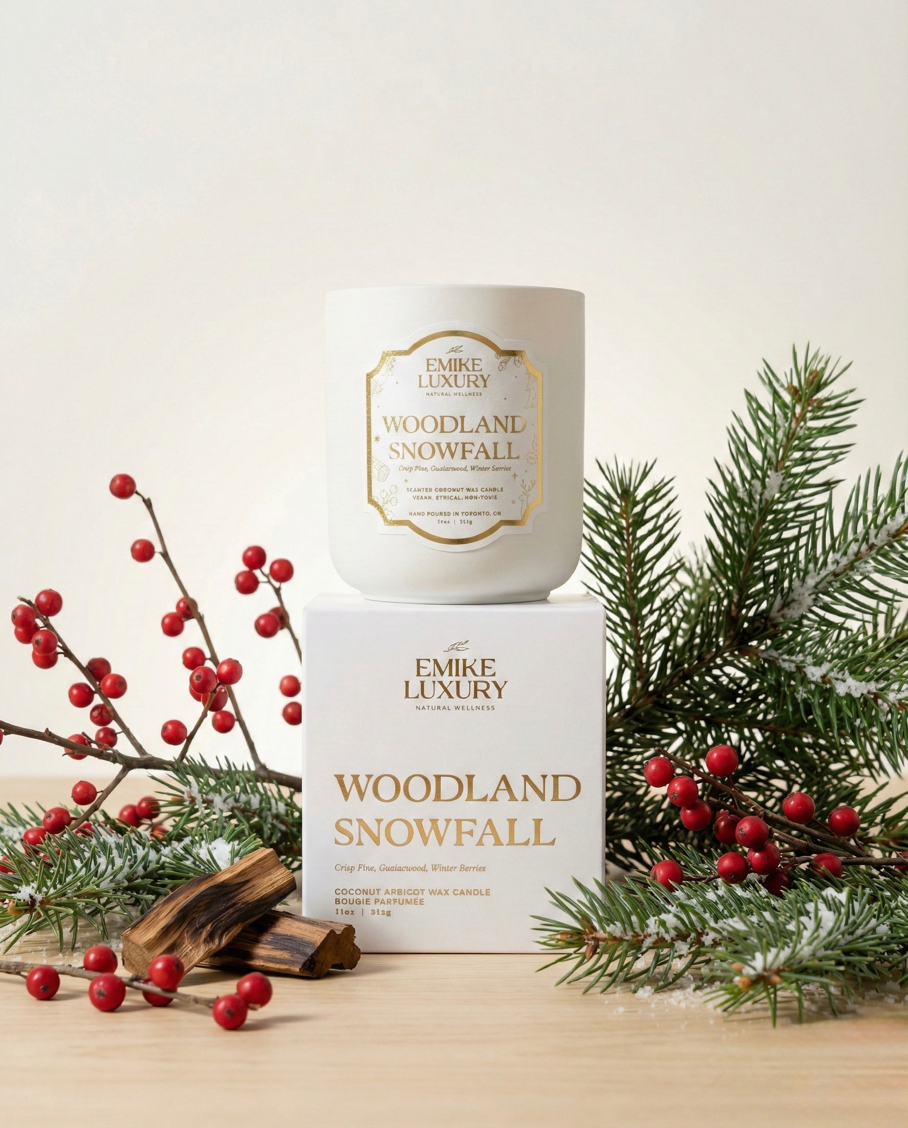 WOODLAND SNOWFALL CANDLE